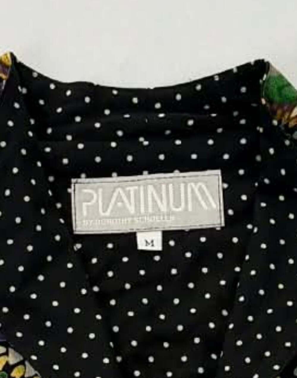 Platinum by Dorothy Schoelen Vintage Abstract Fruit Print Batwing Jacket - Picture 3 of 12